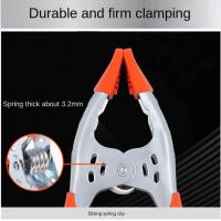 Abrazadera potente portátil, clip a resistente, abrazadera de resorte firme súper elástica, Mango cómodo de 6 pulgadas, Alicates de punta plana, herramientas artesanales - details 1