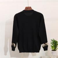 Conjunto de 2 piezas para mujeres, chándal con flores, lentejuelas y perlas, top de punto y pantalón, conjunto deportivo casual - details 2