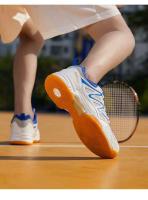 Nuevas llegadas de zapatos de tenis de mesa de cuero PU de malla antideslizante y resistente al desgaste, calzado deportivo de bádminton - details 12