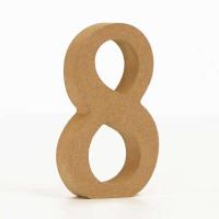 Ártesanía de Números Árabes de Madera 10cm de Largo Ideal para Fiestas, Bodas, Decoración del Hogar - details 9