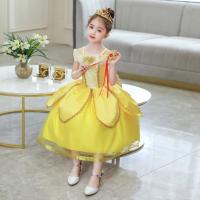 Belle Cosplay Vestido de princesa niñas cumpleaños encanto disfraz niños carnaval fiesta puesta en escena Vestido niños disfraz Vestido - details 19