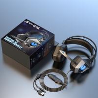 Auriculares con cable y luz LED para juegos, audífonos deportivos con micrófono, HIFI, graves pesados, USB/3,5 MM, para transmisión en vivo, PC, teléfono, PS5, PS4 - details 22