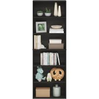 Jaya SimplHome Librería Abierta Almacenamiento 6 Niveles Espresso - details 2