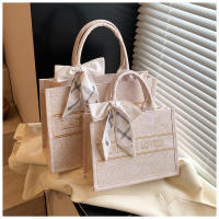 Bolso de Mano Impreso de Estilo Nacional para Mujeres Bolso de Oficina de Gran Capacidad Versátil para Primavera/Verano - details 14