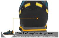 Zapatos de escalada impermeables a la moda para hombre, zapatillas deportivas informales con cordones anticolisión para exteriores - details 9