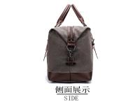 Bolsas de viaje de cuero de lona originales para hombres, bolsa de equipaje de mano, bolsa de lona, bolso de viaje grande, bolsa de fin de semana, envío directo - details 14
