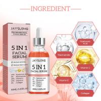 Suero Facial de ácido hialurónico 5 en 1, suero hidratante de colágeno con vitamina C, suero Facial relámpago, cuidado de la piel para reducir los poros - details 3