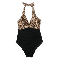 Traje de baño sexy 2025 con espalda cruzada y cuello en V, bikini de una pieza. - details 1