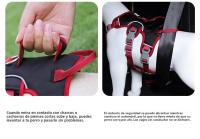 Correa Reflectante de Nylon para Perros Chaleco Oxford con Ventilación 3D, U-Collar Antiasfixia, Correa Ajustable 1.5m, Tallas M-L (Hasta 22kg) - details 8