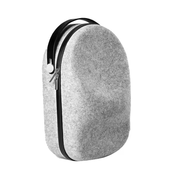Estuche de transporte VR para Quest 3, bolsa de almacenamiento portátil, maleta para manillar, caja de viaje, piezas VR, gris - 1
