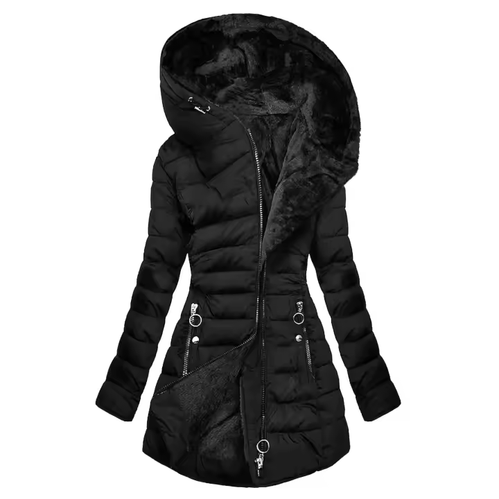 2025 chaqueta De invierno para Mujer, Parkas informales De Color sólido, Chaqueta De algodón con capucha, abrigos acolchados, Abrigos De Mujer - 1