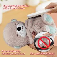 Muñeco de Panda para Niños con Movimientos de Respiración y Música Figura de Dibujos Animados de Algodón Tencel Ayuda de Dormir con Luz y Sonido Regalos de Navidad y Celebración - details 5