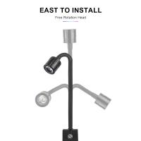 Lámpara con Clip para pecera, 3 modos de Color, rotación de 360 ​​grados, ahorro de energía, foco de Enfoque Ajustable, Mini lámpara con Clip ajustable por USB - details 8