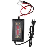 Cargador de batería de coche con enchufe europeo, 12V, 6A, 10A, inteligente, completamente automático, carga rápida automática para pantalla LCD en seco y húmedo - details 0
