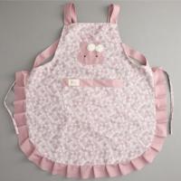 Delantal de cocina con estampado de conejo, uniforme de restaurante a prueba de manchas de estilo Floral con bolsillo grande, delantal de trabajo doméstico transpirable - details 5
