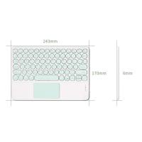 Teclado inalámbrico Bluetooth con panel táctil, Trackpad español para iPad Pro Air, Xiaomi, Huawei, Android, tableta Windows - details 5
