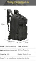 Mochila militar 25/50L mochila impermeable de nailon para hombres campamento de caza mochila antiinsectos senderismo táctica - details 23