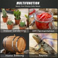 Estera de calor para plántulas, almohadilla de calentamiento de plantas, germinación cálida, enchufe hidropónico de EE. UU., inicio de semillas de jardinería en el hogar de interior - details 6