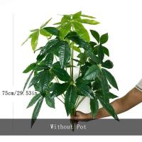 Palmas Artificiales de Plástico Árboles de Banyán Lucky para Familias, Jardines, Fiestas al Aire Libre - details 2