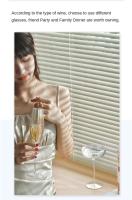 Dazzg Copa Copa Juego de champán Vino Premium para el hogar Cristal Arco Iris - details 13
