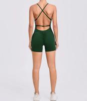 Mono de yoga Peach para levantamiento de glúteos y espalda hermosa para correr al aire libre para mujer, ejercicio ajustado, mono de fitness de secado rápido - details 28