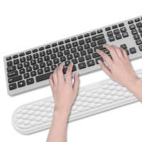 Alfombrilla de ratón para muñeca, reposamanos ergonómico de espuma viscoelástica, reposamanos para teclado - details 2