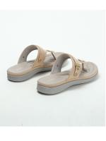 Chanclas de comercio exterior para mujer para usar al aire libre moda 2025 nuevas sandalias de verano con suela gruesa y tacón de cuña. - details 6