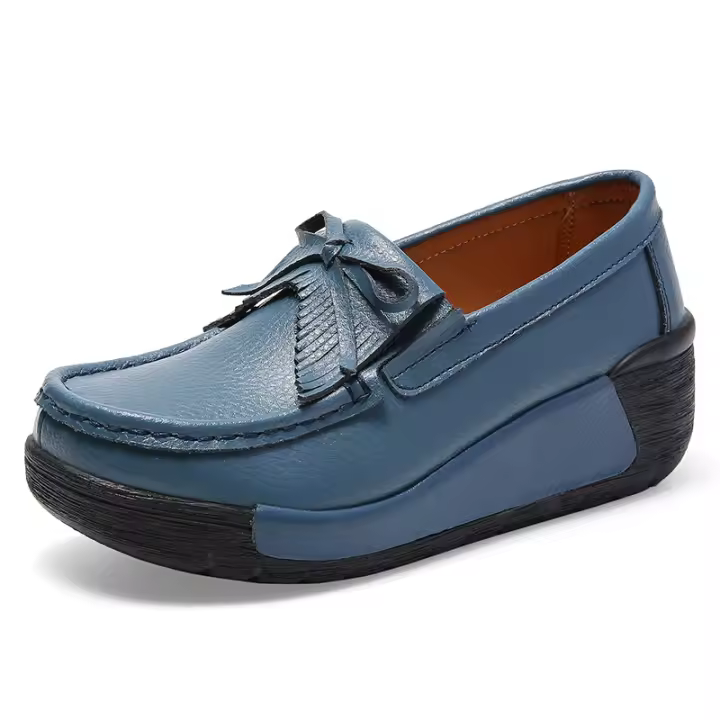 Mocasines de mujer con plataforma antideslizante y soporte para el arco, zapatos ligeros para caminar - 1