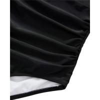 New Sexy Deep V One Piece Swimsuit Women Mesh Backess Swimwear Female Monokini Bathers Bathing Suits Summer Beach Wear - details 39