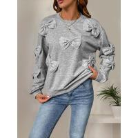 Sudaderas informales holgadas con cuello redondo para mujer, jersey de manga larga Kpop - details 2