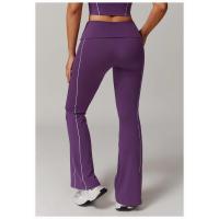 Pantalones deportivos acampanados de cintura alta para mujer, ropa de gimnasio, ropa deportiva, pantalones de yoga para fitness - details 12