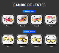 Kapvoe-gafas de sol fotocromáticas para ciclismo, lentes deportivas para bicicleta de montaña y carretera, unisex - details 9