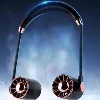 Ventilador portátil de cuello colgante manos libres Mini ventilador portátil de 3 velocidades aire acondicionado recargable silencioso al aire libre - details 8