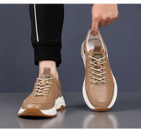 Zapatos de cuero de piel de vaca de primera capa, deportivos, casuales para hombres, moda - details 23