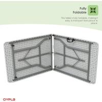 Mesa de jardín para fiestas con caballete plegable de alta resistencia para catering de 6 pies y 1,8 m - details 0