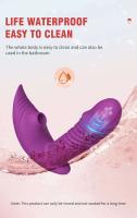 Vibrador de succión de clítoris 2 en 1 con 10 modos, Juguetes sexuales para mujeres, consolador telescópico de 3 velocidades, estimulación del punto G vaginal, producto para adultos - details 4