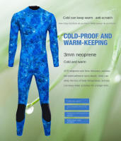 Traje Completo De Neopreno Para Hombre, Con Mangas Largas Y Cremallera Trasera, De 3 Mm De Grosor Para Protección Contra El Frío - details 9