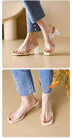Sandalias de Hadas Transparentes Tacones Altos Comodidad para Pies Zapatos de Moda para Mujer y Hombre - details 5