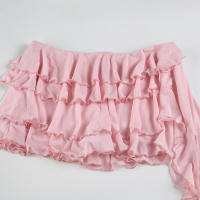 BUNO-lindo dulce Y2k falda rosa mujer Fairycore Grunge Pastel gótico falda de cinta Irregular ropa de calle estética falda de vacaciones - details 7