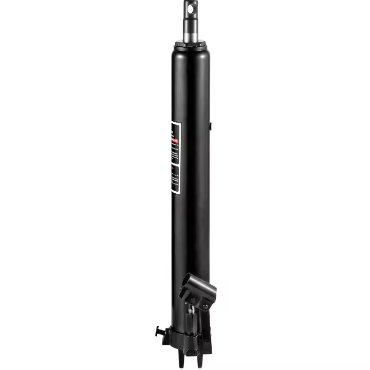 SucceBuy Gato hidráulico de brazo largo, capacidad de 3 toneladas/6600 libras, bomba de pistón único y base de horquilla, recolector manual con mango, para grúas de garaje/taller, elevador de motor, negro - 1