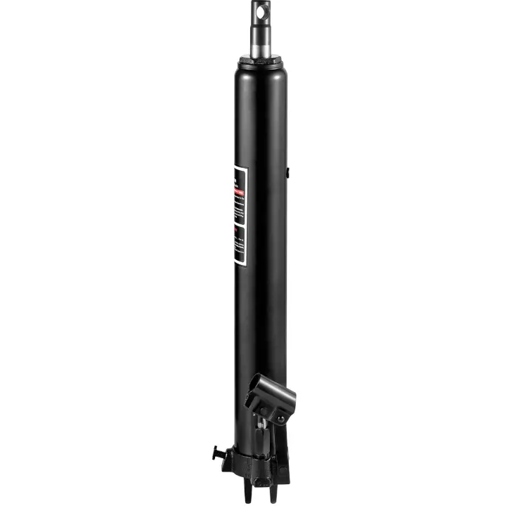 SucceBuy Gato hidráulico de brazo largo, capacidad de 3 toneladas/6600 libras, bomba de pistón único y base de horquilla, recolector manual con mango, para grúas de garaje/taller, elevador de motor, negro - 1