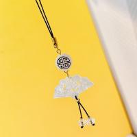Colgante de teléfono de estilo chino, trébol de cuatro hojas, cadena Retro para teléfono móvil, cordón con cuentas, correa para teléfono móvil, decoración para teléfono - details 7