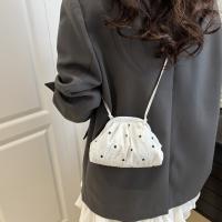 Bolso de hombro de poliéster dulce, bolsa de maquillaje de flores con cordón, bolsa de almacenamiento para cuidado de la piel de estilo coreano, bolso cruzado para chica - details 11