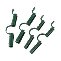 Abrazaderas de tubo para invernadero, Clips de sujeción a presión para estacas de plantas, hebilla de película, abrazadera de plástico para jardín, 8/11/16/20mm, 10 piezas - details 0