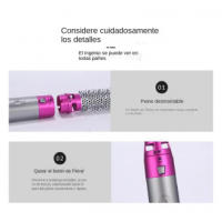Rizador de pelo 5 en 1 peine secador de aire caliente peine rizador de pelo alisador peine secador de pelo aspiración automática - details 7