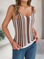 Camiseta de Deportiva de Manga Superior para Mujeres Diseño Ahuecado hacia Fuera Hecho en China - details 14