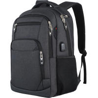Bolso de hombro para hombre de gran capacidad,Premium Sense,Bolso de hombro de viaje,Negocios,Mochila para portátil,Antirrobo impermeable,Multiusos con puerto de carga - details 0