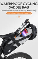 WEST BIKING-bolsa para SILLÍN de bicicleta, resistente al agua, 10L, plegable, para herramientas, para ciclismo de montaña o de carretera, 100% - details 0