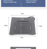 Cargador Inalámbrico de Coche, Cargador Rápido Qi, Panel de Carga Inalámbrica Para Hyundai Creta ix25, Accesorios - details 5