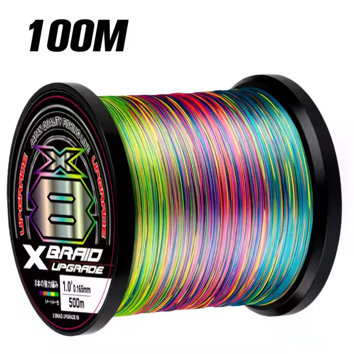 Línea de PE trenzada para carrete de pesca de carpa y lubina, línea de alto estength, 14-82lb, verde y blanco, X8, Japón, nuevo, actualización - 1